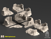 Verridan Bastion A 3D-printed model